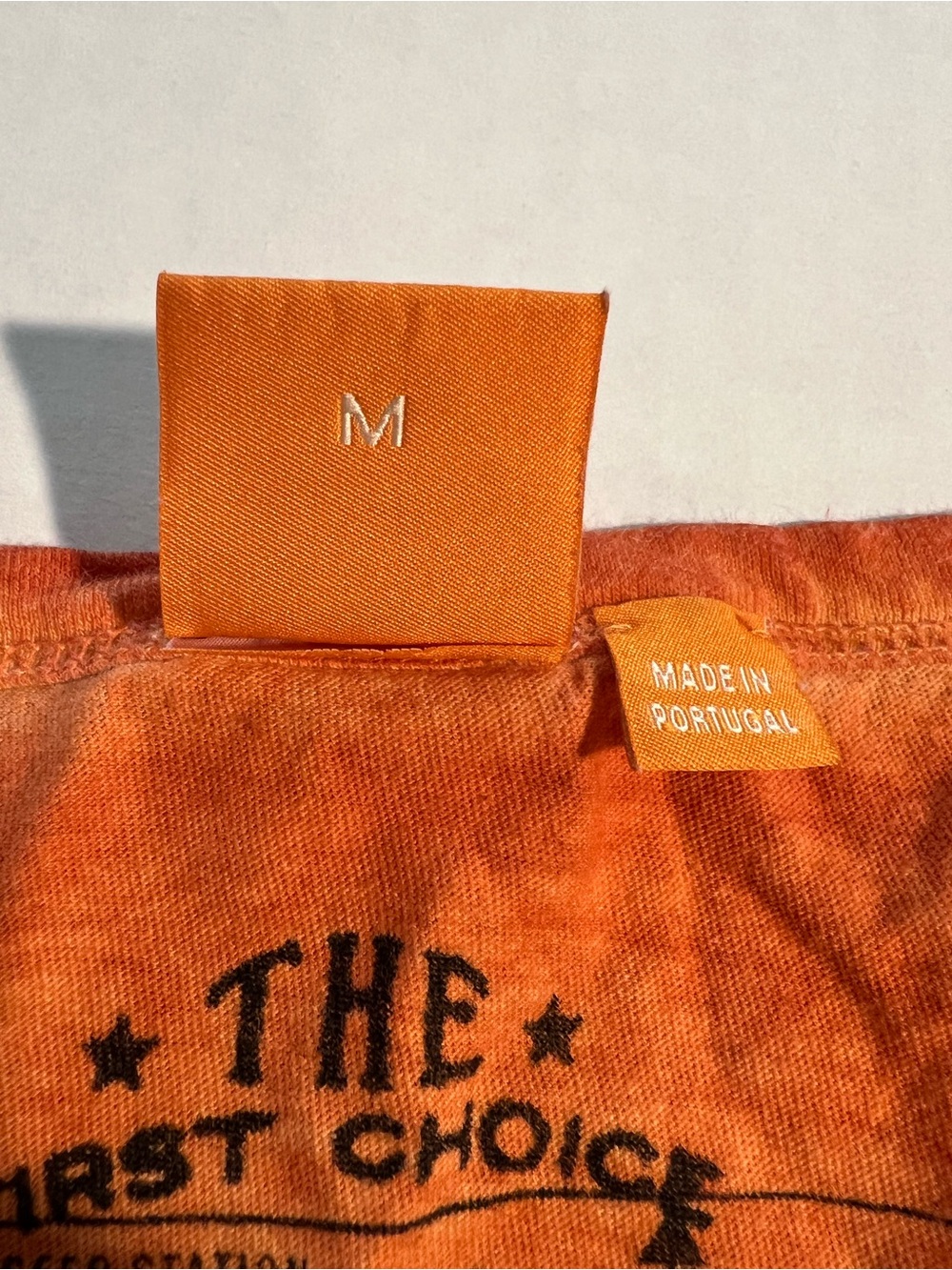Hugo Boss Orange Toulouse V-Neck Tee Mottled Orange Wash Mens Size Medium - Picture 12 of 14